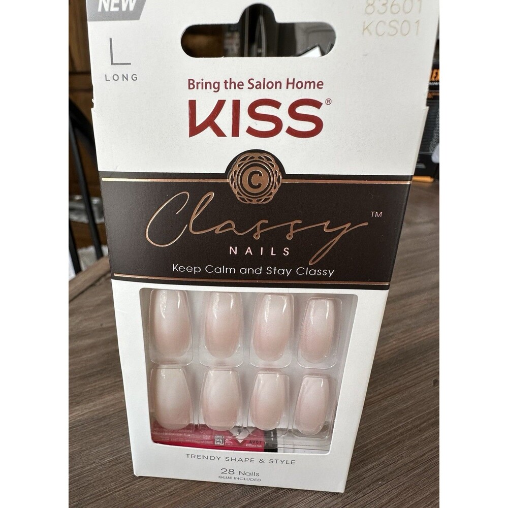 Kiss Classy Nails Premium Long 83601 Nail Glue New In Box Sealed